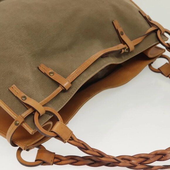 GUCCI Tote Bag Canvas Beige 109133 Auth 139271 - Picture 7 of 15